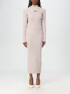 Diesel Dress  Woman Color Blush Pink In Puder