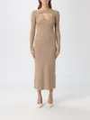 Diesel Dress  Woman Color Brown In Brown