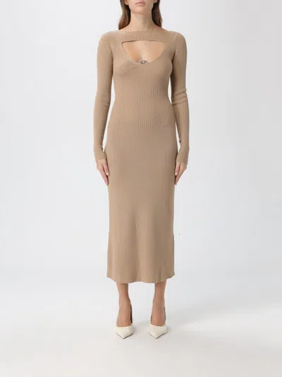Diesel Dress  Woman Color Brown