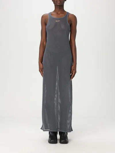 DIESEL DRESS DIESEL WOMAN COLOR GREY,421015020