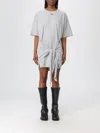 Diesel Dress  Woman Color Grey In Gray