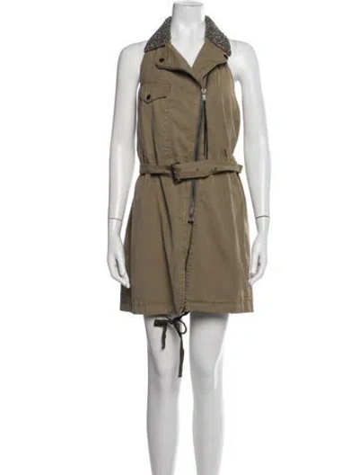 Pre-owned Diesel Dress In Green