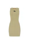 Diesel M-caddix Ribbed Knit Sleeveless Dress