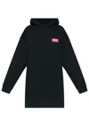 Diesel D-boxt Cotton Hoodie Dress In Xx