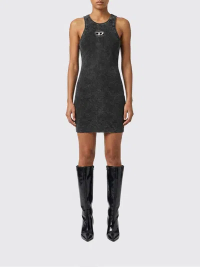 Diesel Dress Woman  In Black