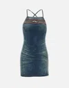 Diesel Fitted Mini Dress With Thin Straps