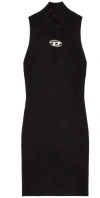 Diesel Women M-onervax Dress With Application In Black