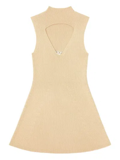 DIESEL DIESEL DRESSES BEIGE