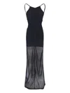 Diesel V-neck Cropped Top With Textured Finish In Black