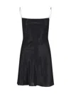 Diesel D-minty Mini Dress In Black