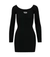 Diesel Black M-vera Mini Dress In Black