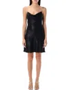 Diesel D-mintel Chain Strap Mini Dress In Black