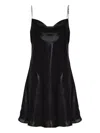 Diesel D-mintel Chain Strap Mini Dress In Black