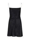 Diesel D-minty Mini Dress In Black