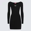 Diesel Black M-vera Mini Dress In Black