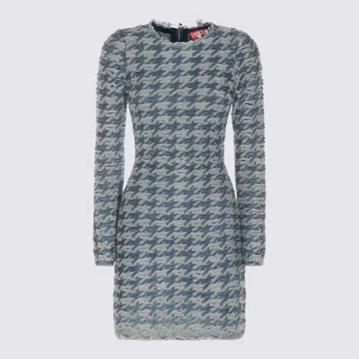 DIESEL DRESSES BLUE AND GREEN