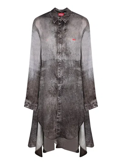 Diesel Dresses In Gray