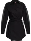Diesel D Elphi Den Dress Woman In Black Cotton In Black