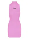 Diesel M-clarksvillex Rib Knit Mini Dress In Purple