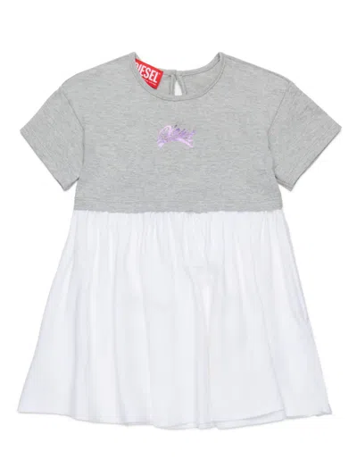 Diesel Babies' Dressilb Dress In 灰色