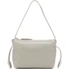 Diesel ® D-rop Leather Shoulder Bag In Neutral