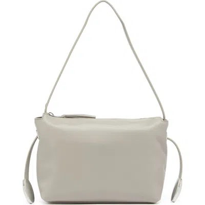 Diesel ® D-rop Leather Shoulder Bag In Neutral