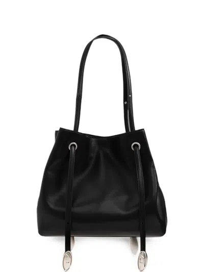 Diesel D-rop Tote Bag In Black