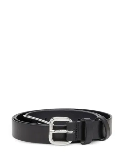 Diesel D-shaped Belt In Black