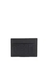 Diesel Dsl 3d Easy Leather Cardholder In Black
