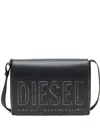 Diesel Dsl 3d Messenger Bag In Black