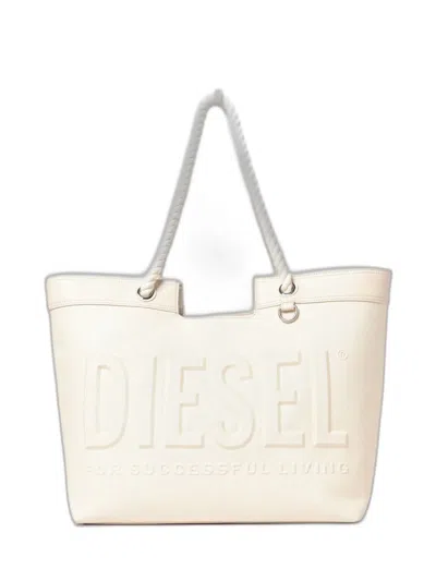 Diesel Dsl 3d Shopper Ew In White