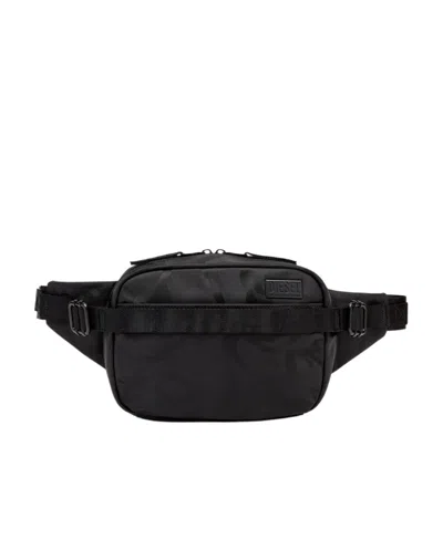 Diesel Dsrt Camouflage-print Belt Bag In Black