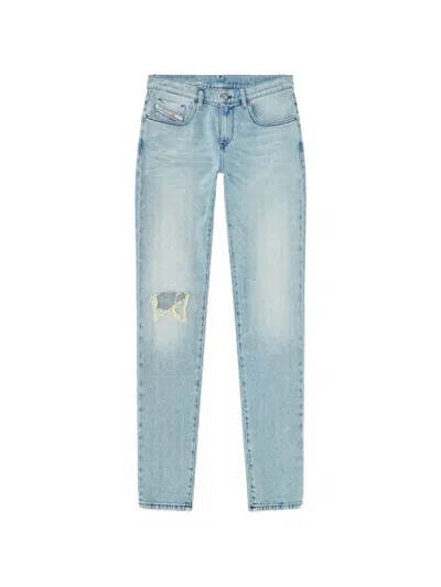 Diesel D-strukt Slim-fit Jeans In Blue