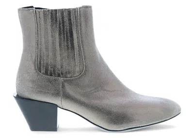 Pre-owned Diesel Dtexanne Ch Ankle Boots (women's) Sneakers In Gray