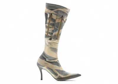 Pre-owned Diesel Dvenus Kbt Knee High Boot (women's) Sneakers