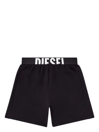 Diesel Dylan-d-pop Shorts In Black