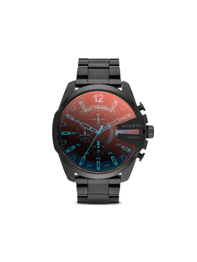Diesel Mega Chief Chronograph 51mm In Schwarz
