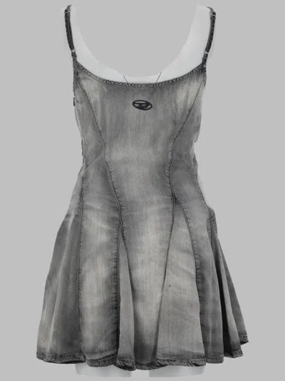 Diesel Effortless Mini Dress For Women In Grey
