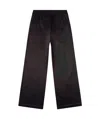 Diesel Elastic Casual Pants In Black