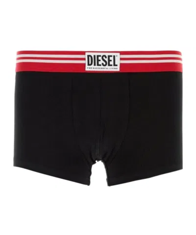 Diesel Elastic Waist Boxer In Black