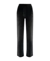 Diesel Elastic Waist Casual Pants In Black