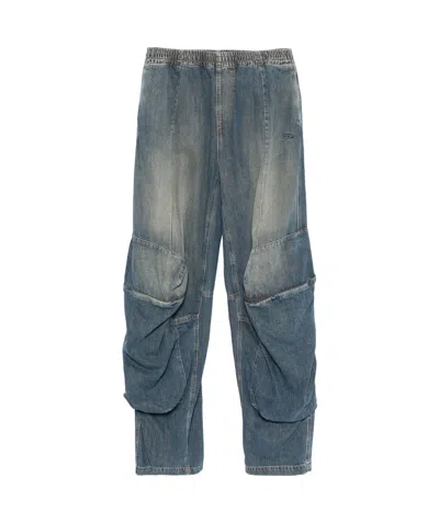 DIESEL DIESEL D-PARA ELASTICATED WAISTBAND JEANS