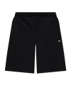 Diesel Elastic Waistband Shorts Back Pocket In Black