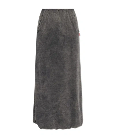 Diesel Elastic Waist Skirt In Black