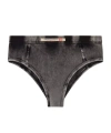 Diesel Hipster Briefs In Denim-effect Jersey In Black