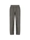 Diesel Elasticated Trousers In Gray