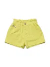Diesel Elasticated-waistband Stretch-cotton Shorts In 黄色