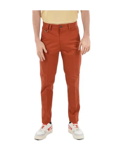 Diesel Elastic-waist Straight-leg Pants In Brown