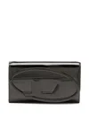 Diesel Polyurethane Wallet With Distinctive Logo Design And Multiple Compartments In Black