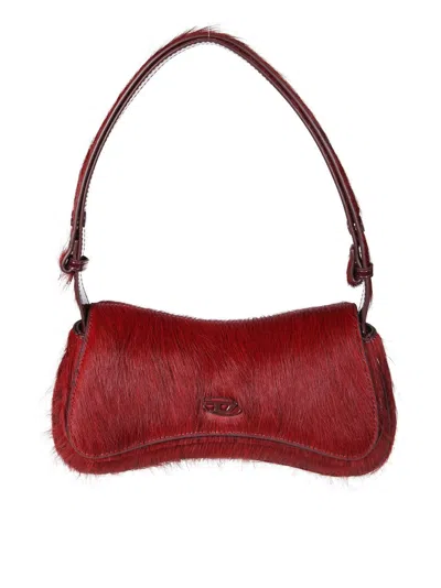 Diesel Elongated Clutch Bag In Red